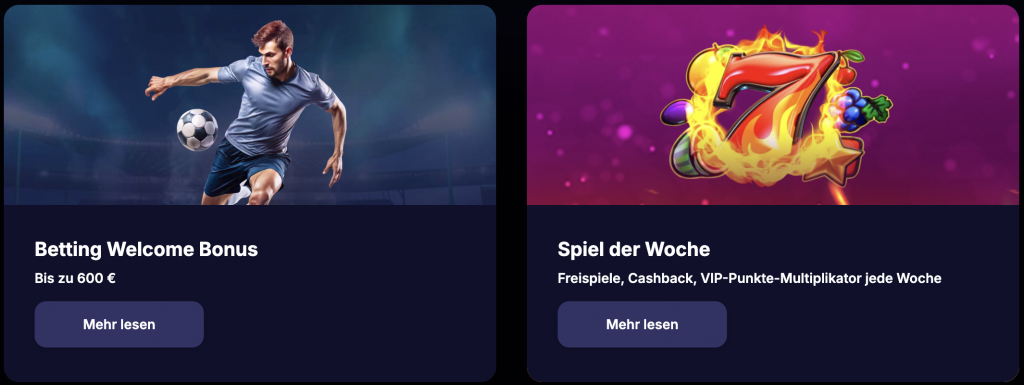 Wöchentlicher Bonus
